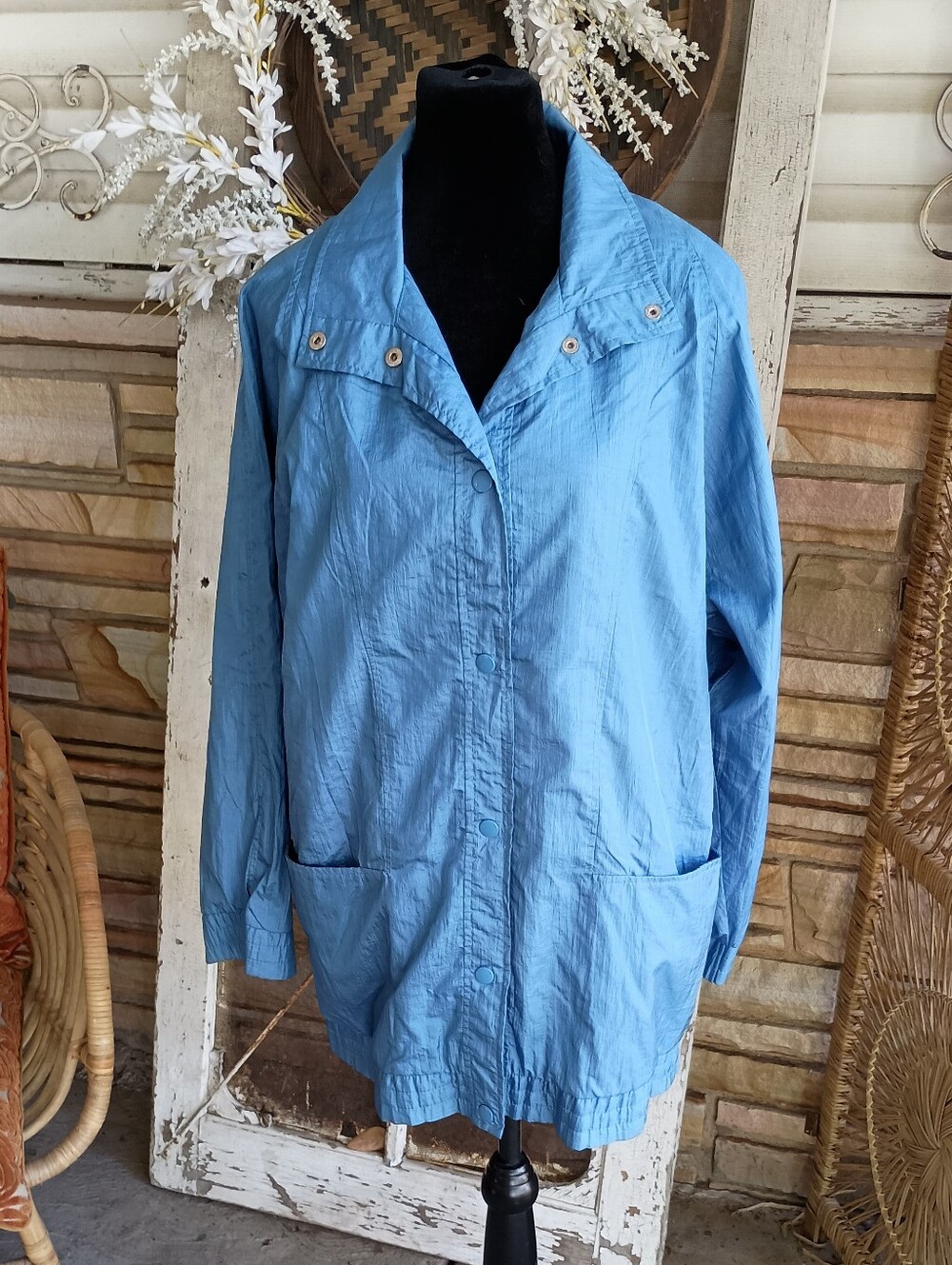 Vintage Spencer Douglas Light Blue Women's Lightweight Jacket_S